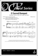 O Sacred Banquet SATB choral sheet music cover